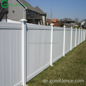 PVC -Zaunpaneele Vinyl Privacy Zaun 6x8ft